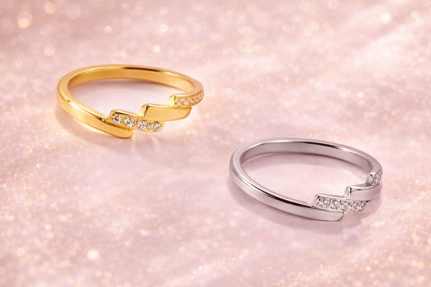 Lunara Silver Wave Ring
