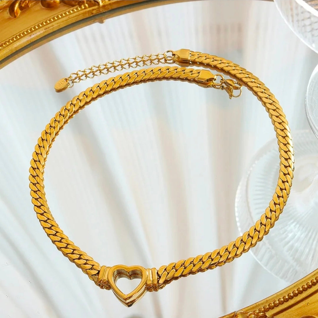 Heart Chain Necklace