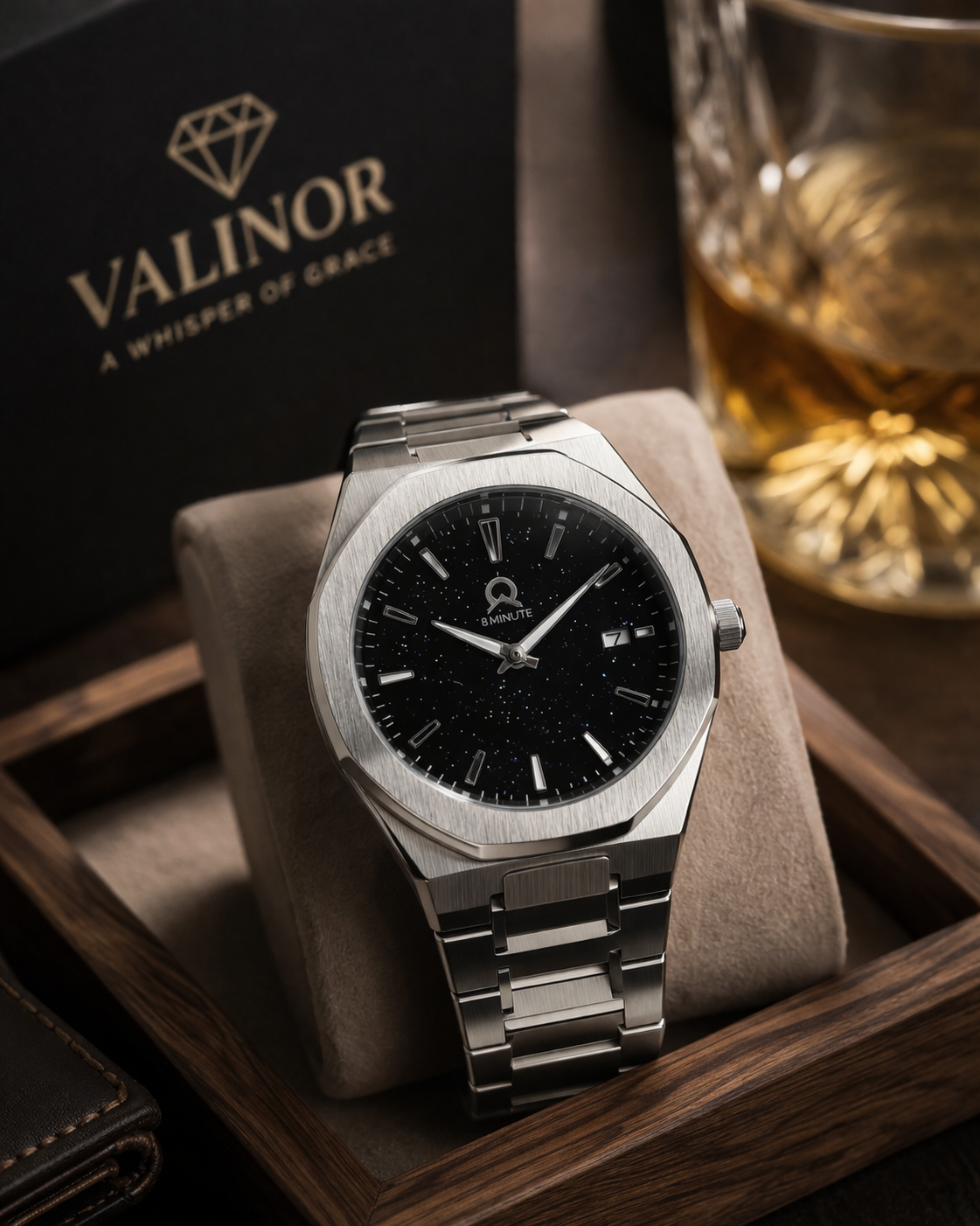 BYMINUTE Stellar Noir Watch