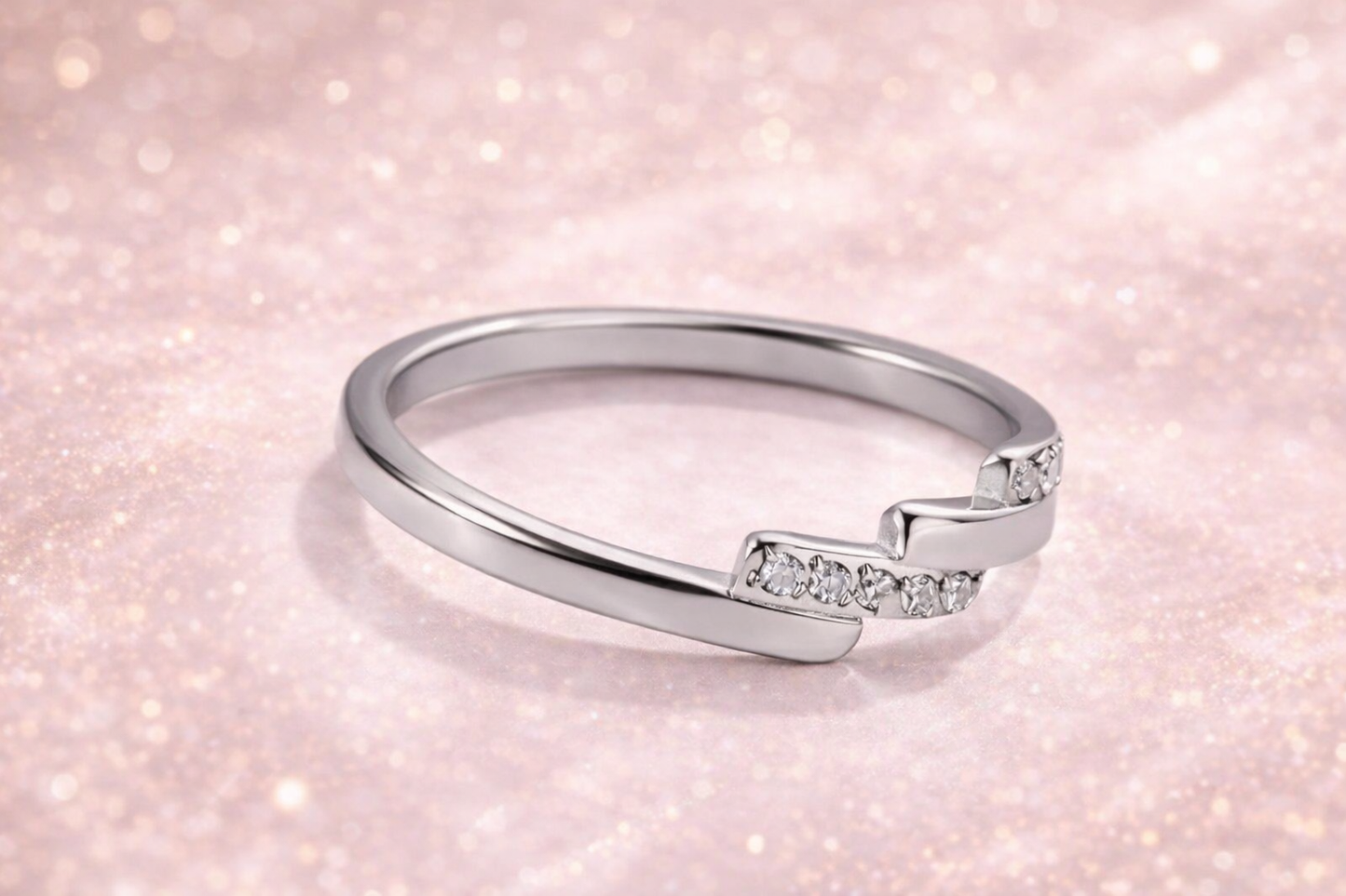 Lunara Silver Wave Ring