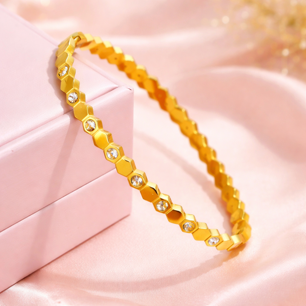Aurelia Hex Bracelet