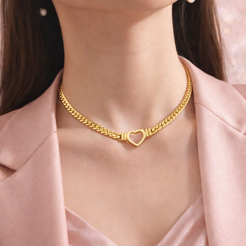 Heart Chain Necklace
