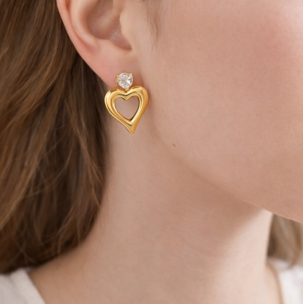 Amoria Heart Earrings