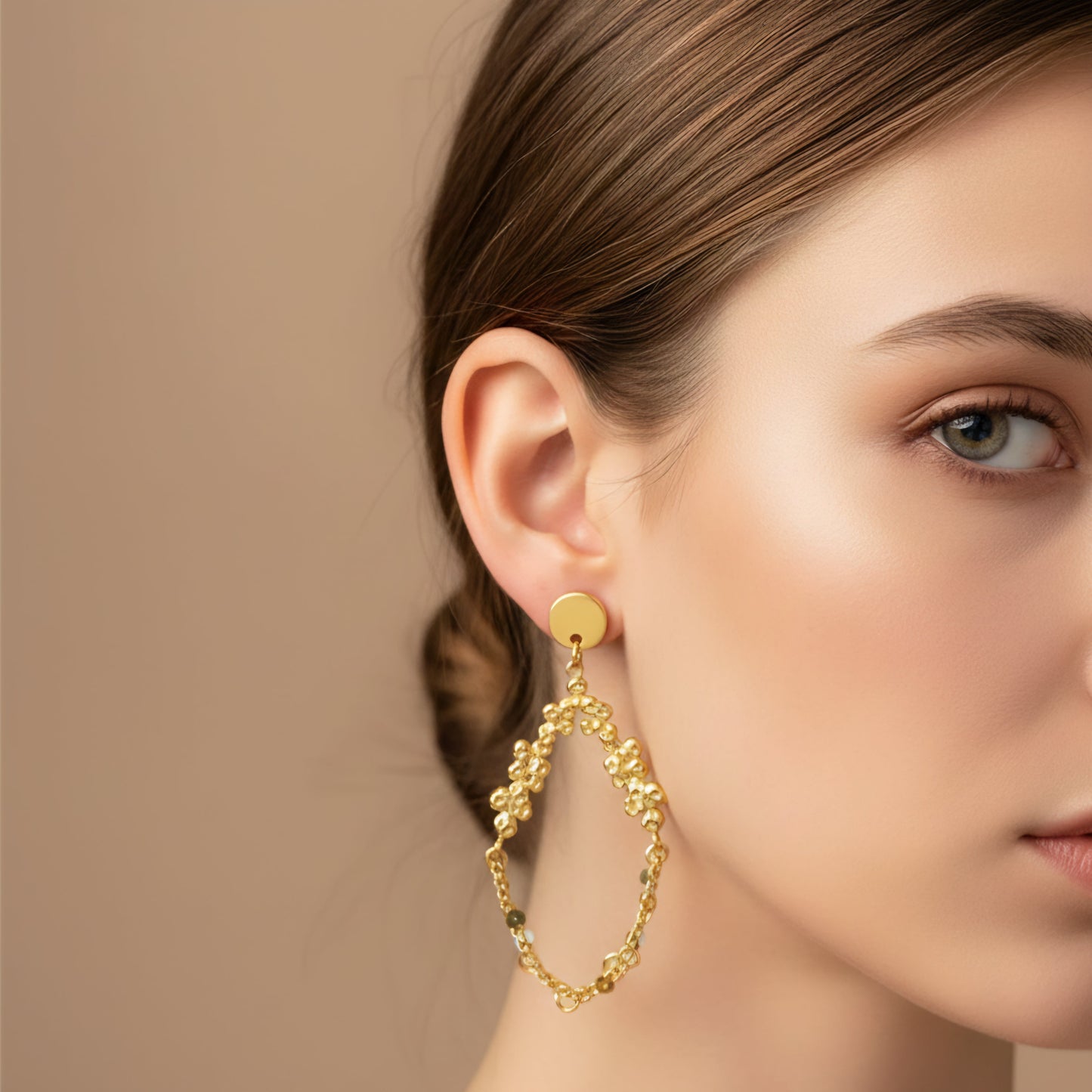 Aura Circle Earrings