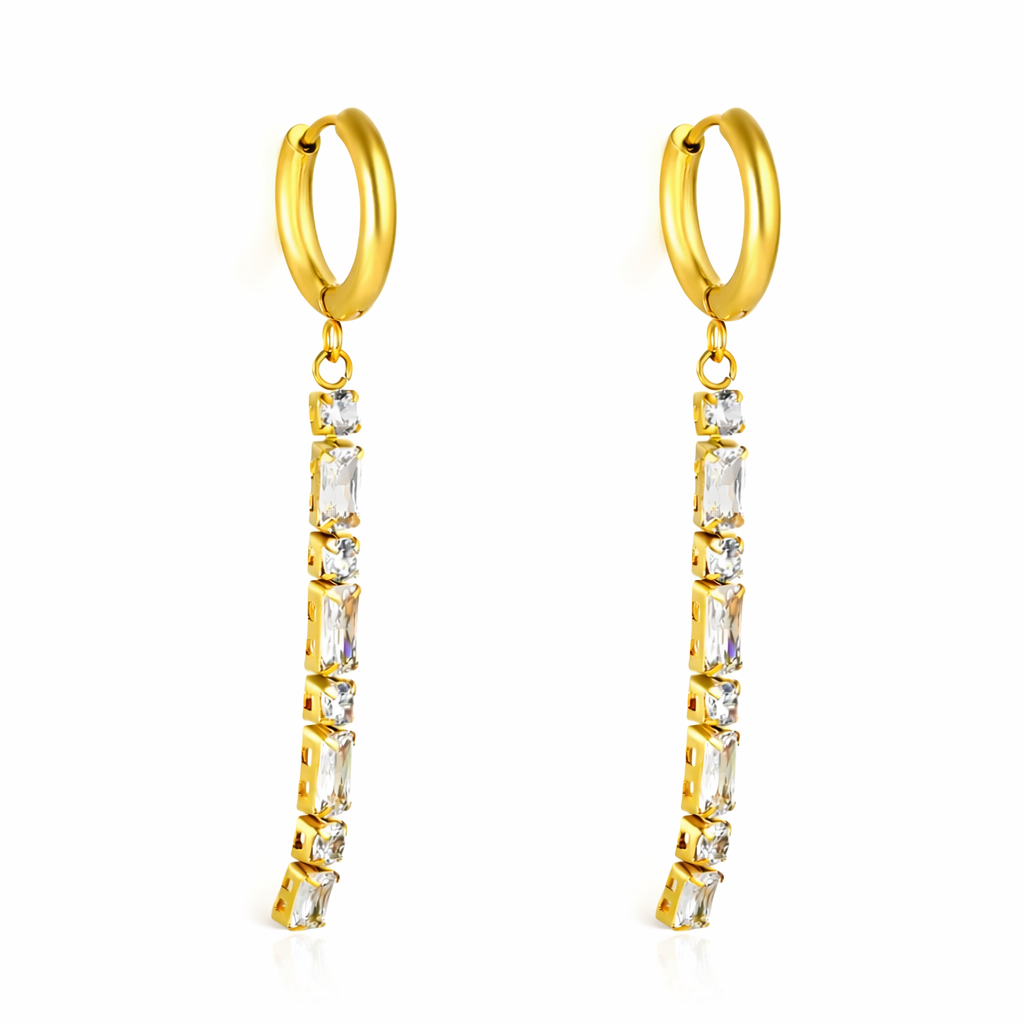 Lunéa Crystal Drop Earrings