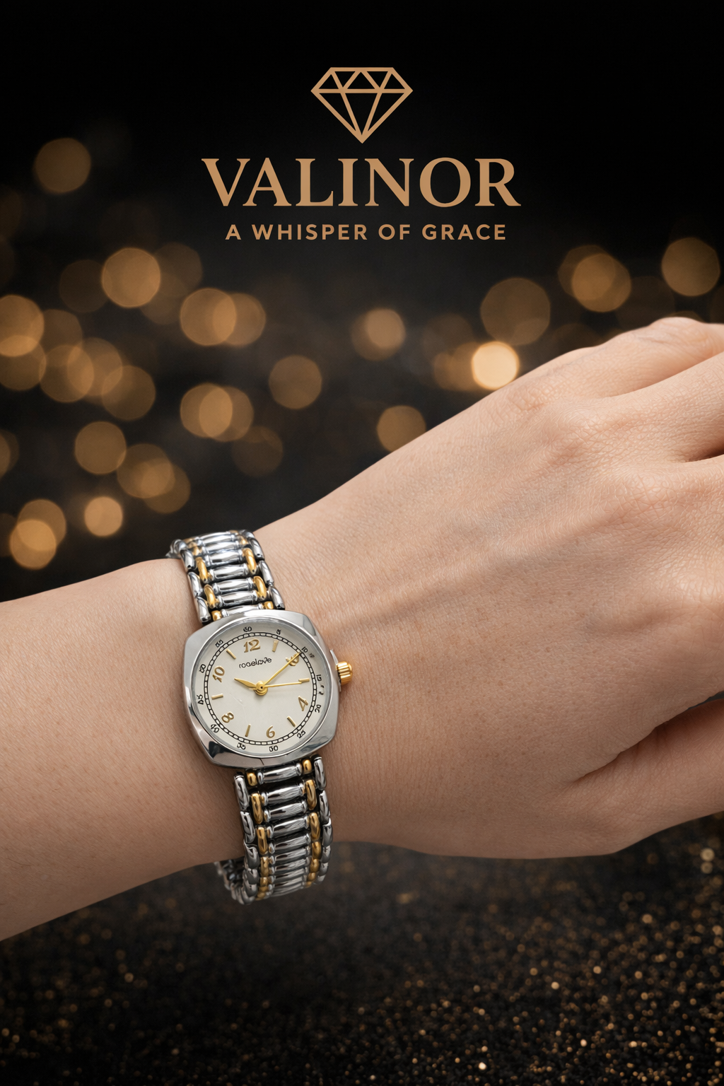 Two-Tone Elegant Watch