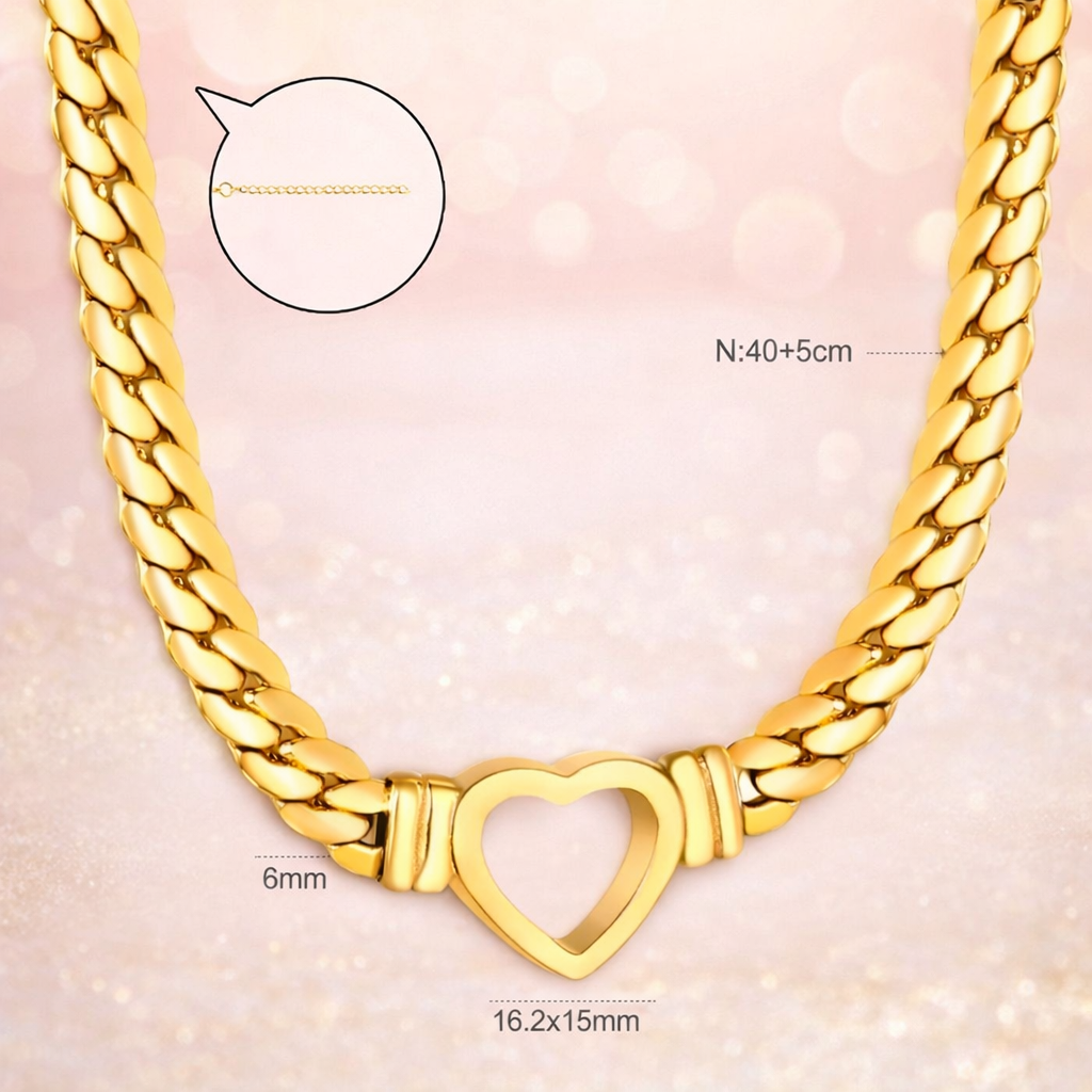 Heart Chain Necklace
