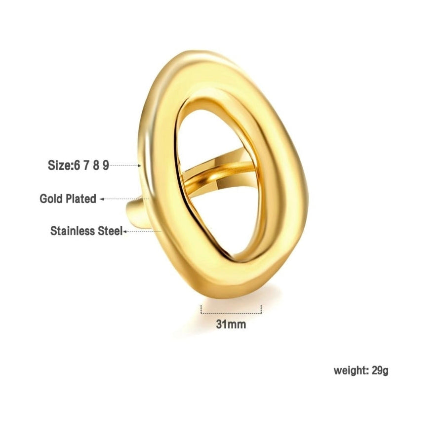 Aurora Oval Ring