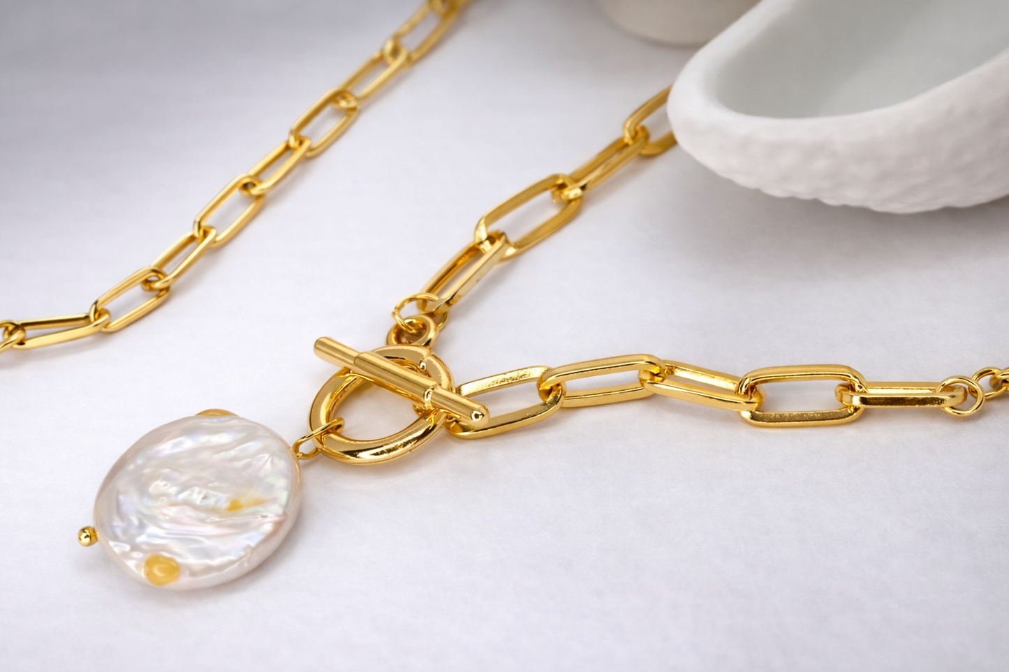 Maré Pearl Chain Necklace