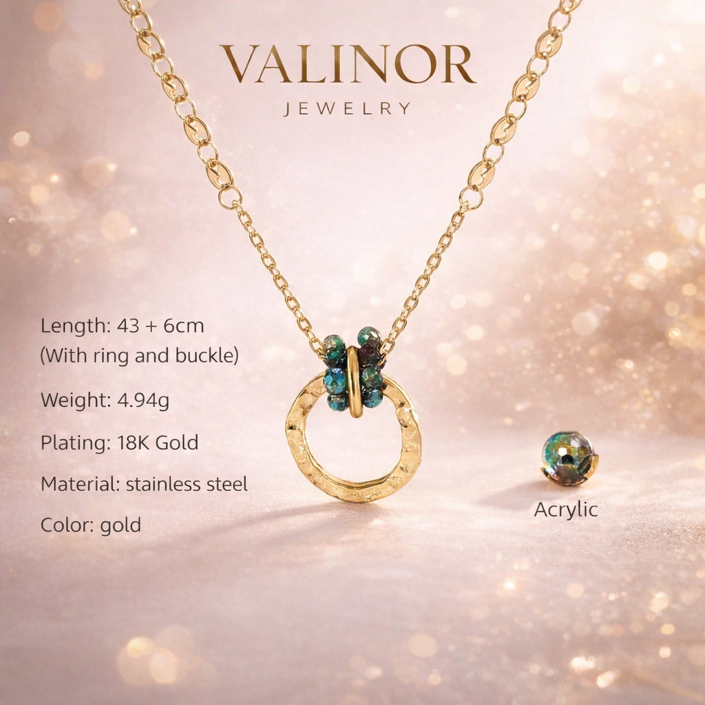 Aurora Circle Necklace