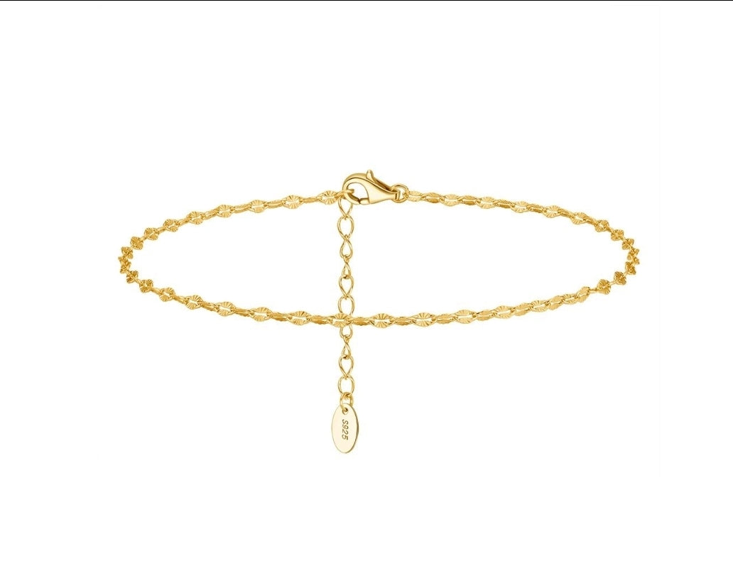 Golden Whisper Anklet