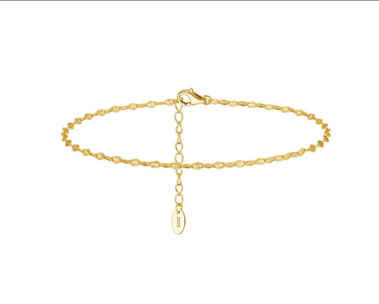 Golden Whisper Anklet
