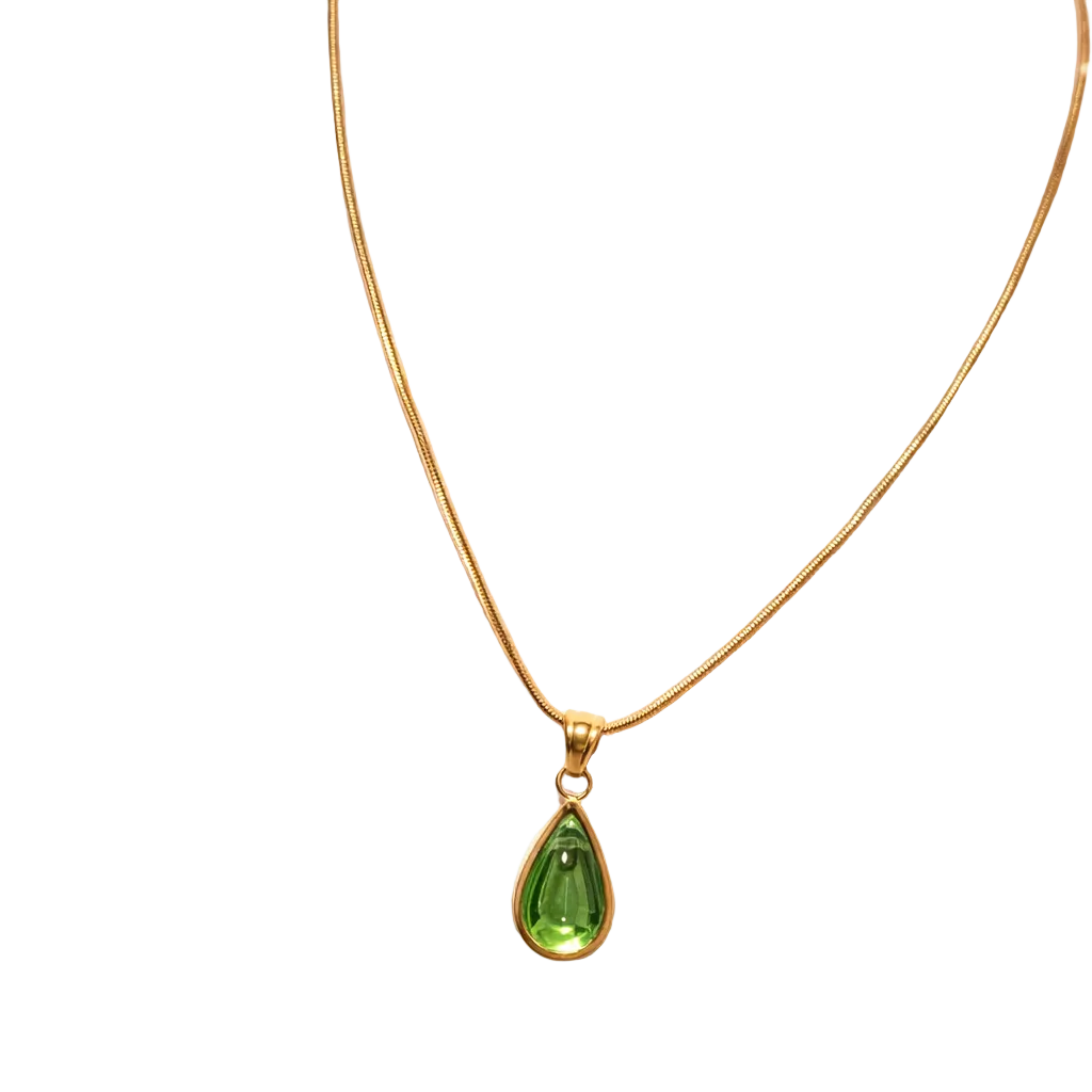Emerald Drop Necklace