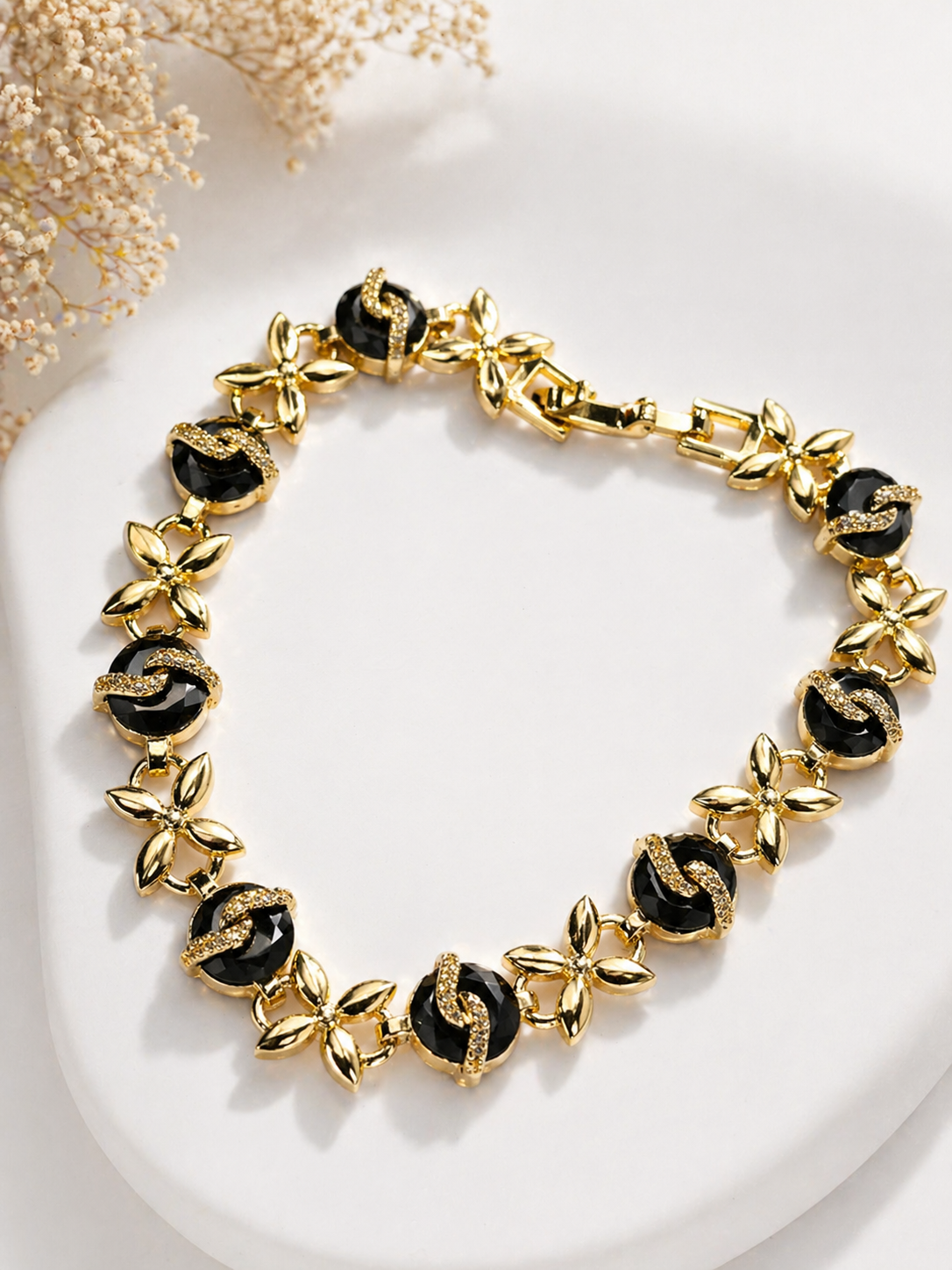 Noir Blossom Bracelet
