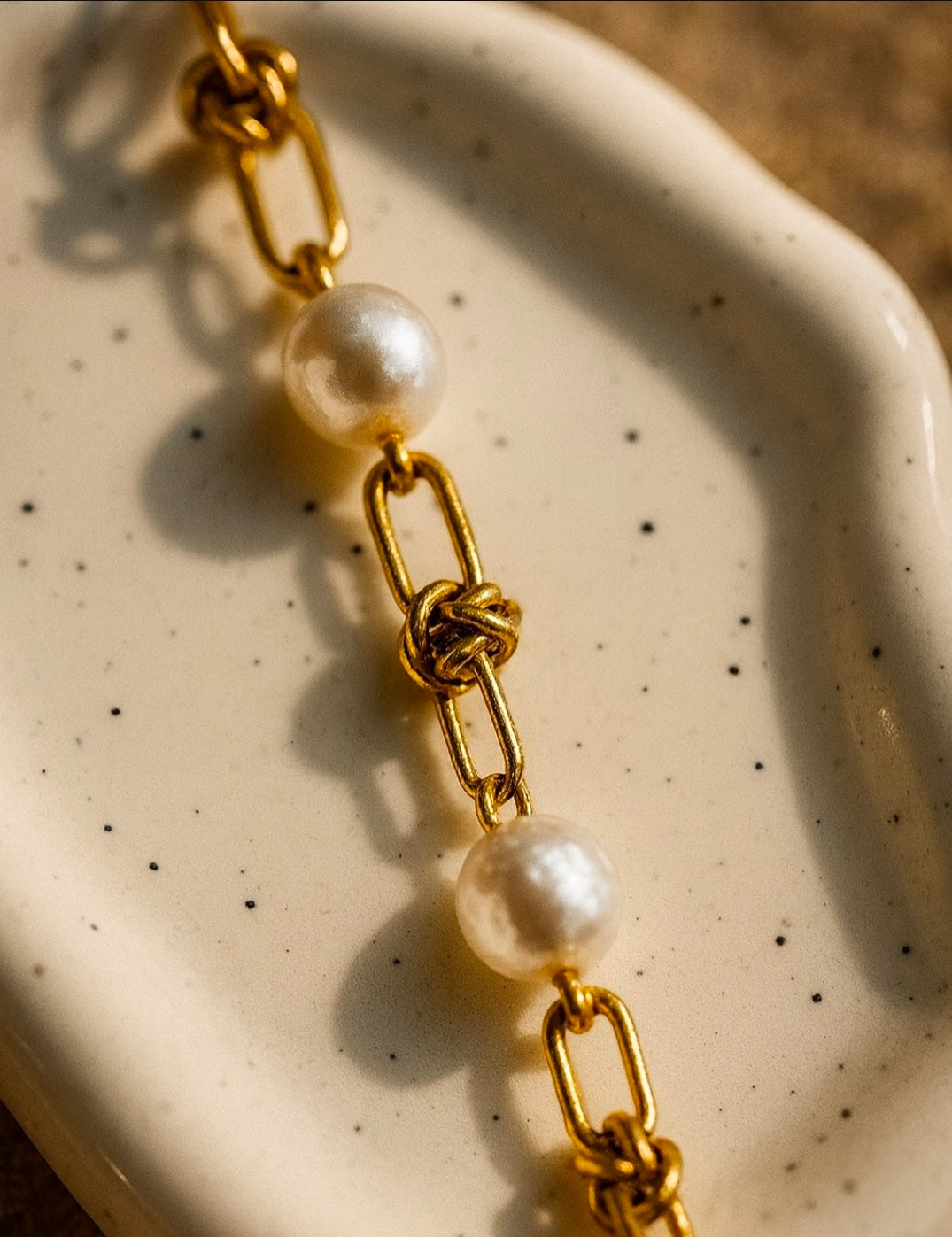 Aurelia Pearl Link Bracelet