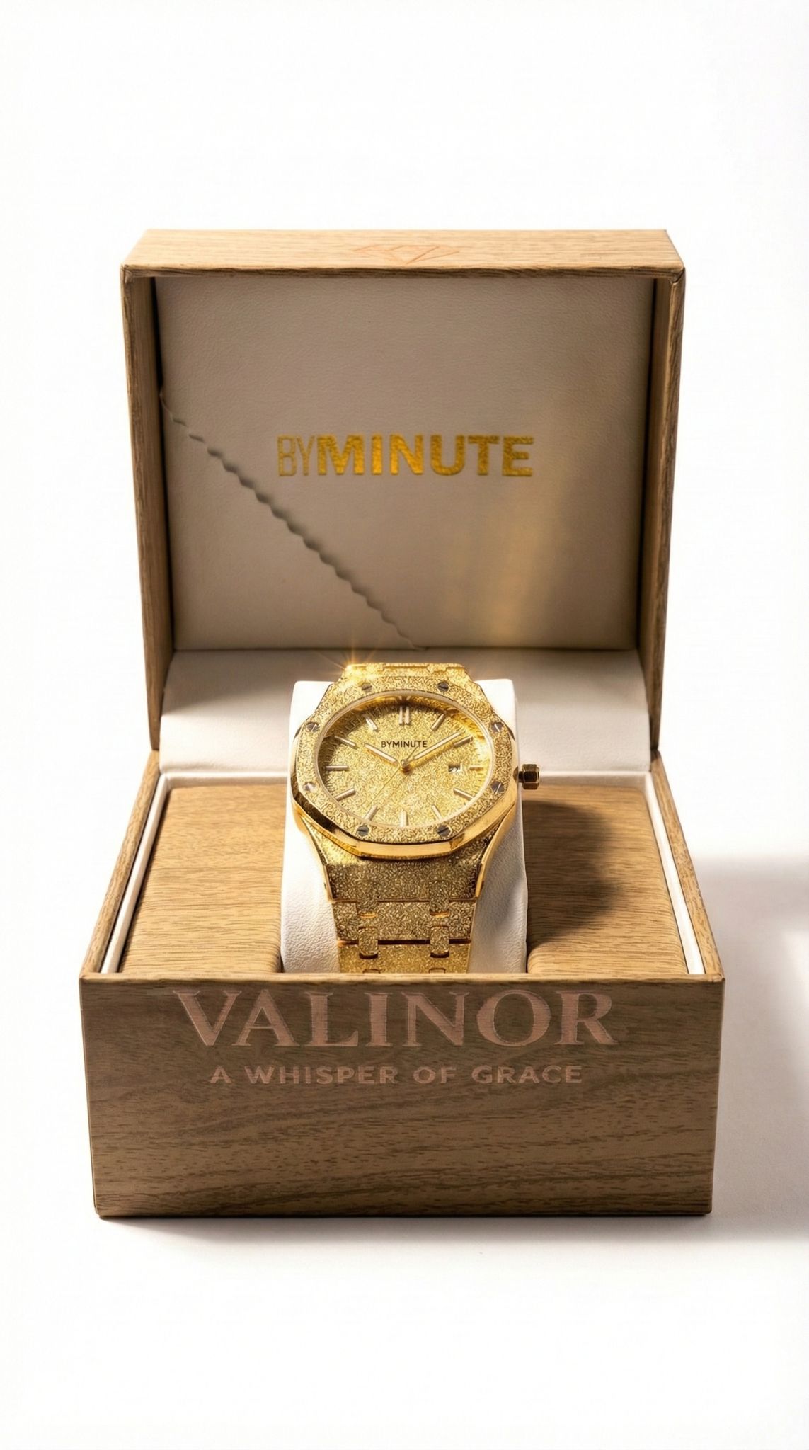 Obsidian Gold Watch
