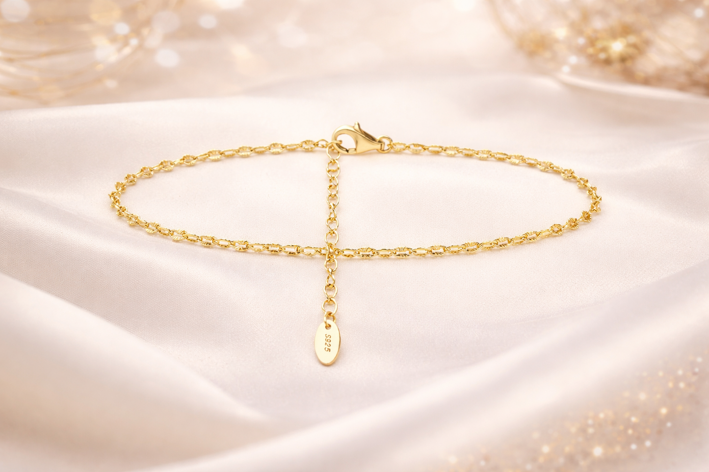 Golden Whisper Anklet