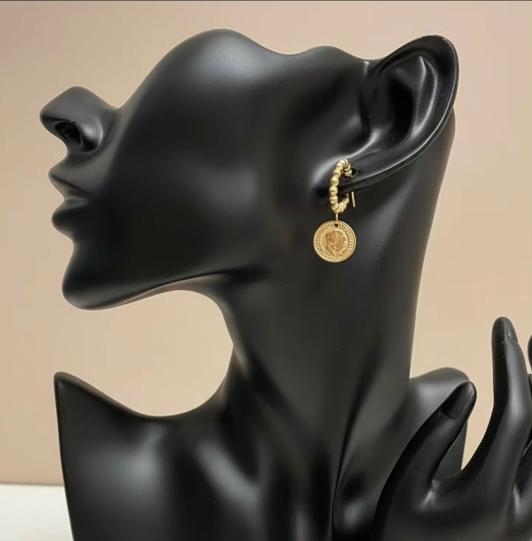 Aurea Coin Earring