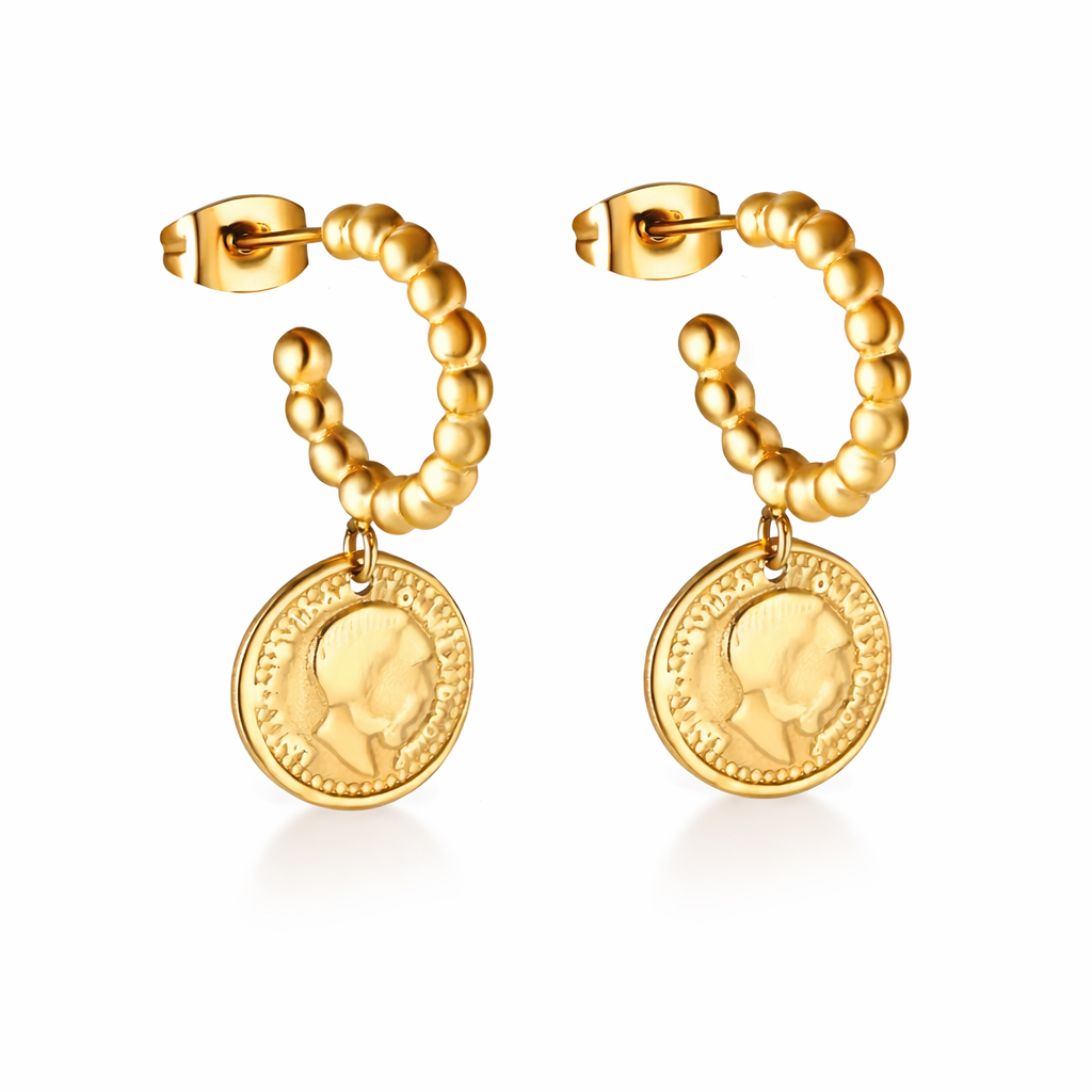 Aurea Coin Earring