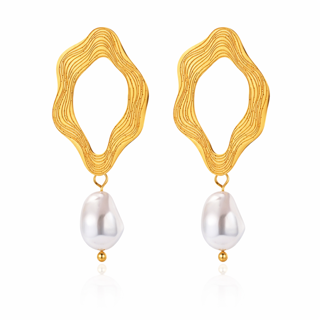 Elowen Pearl Drop Earrings