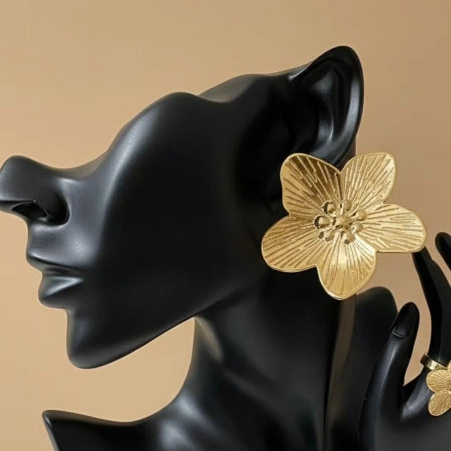 Golden Bloom Studs