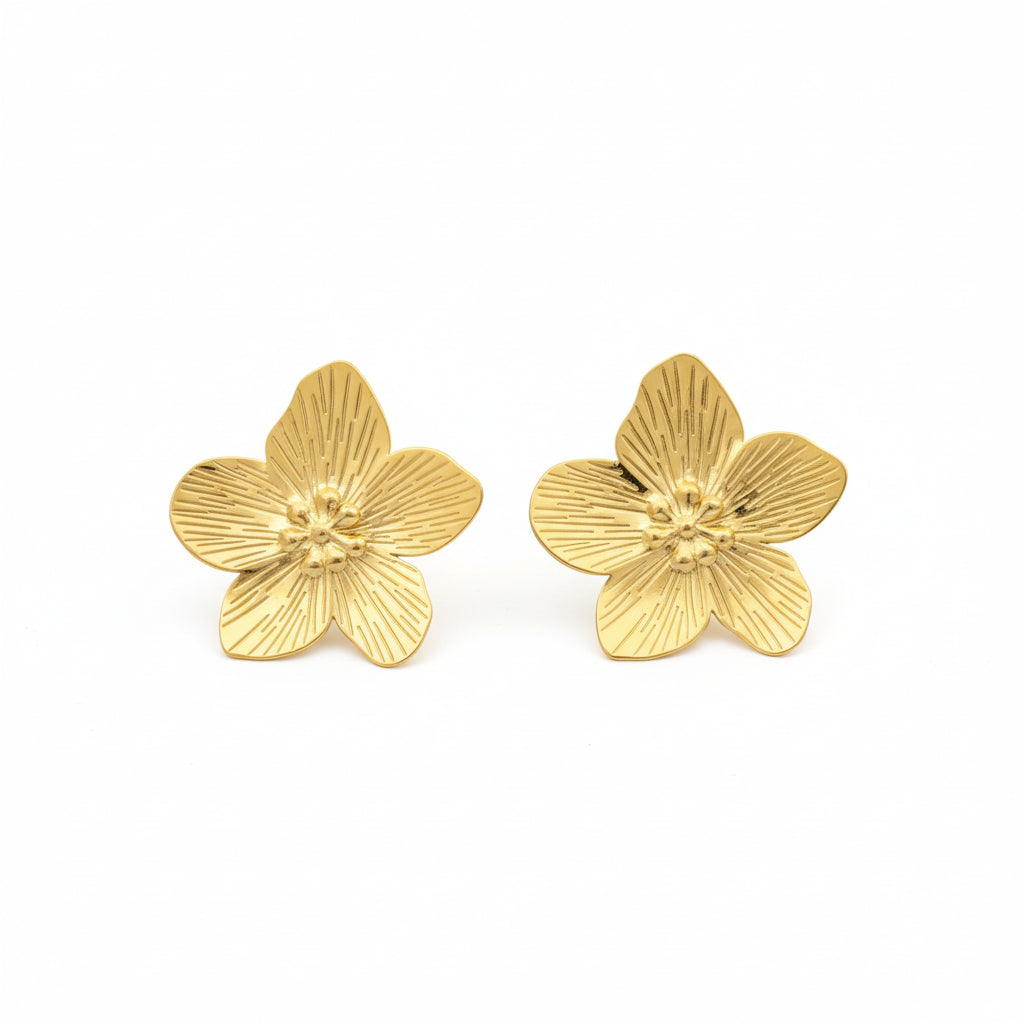 Golden Bloom Studs