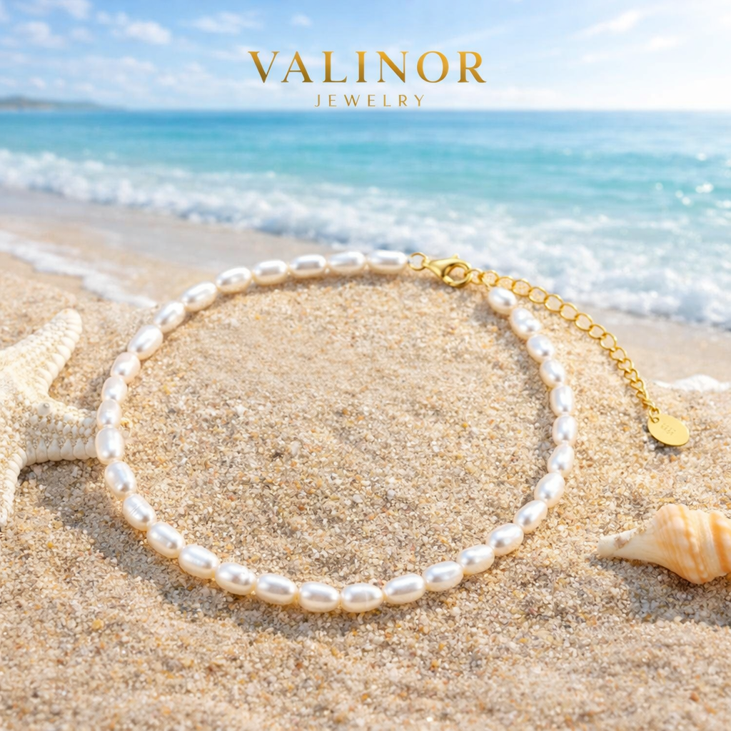 Valinor Pure Pearl Anklet