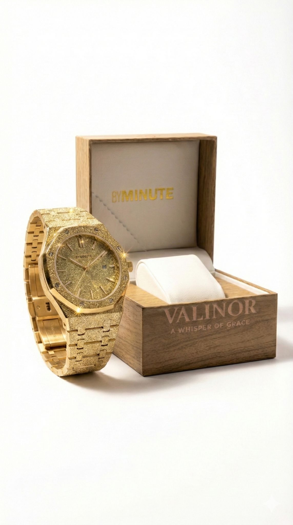 Obsidian Gold Watch