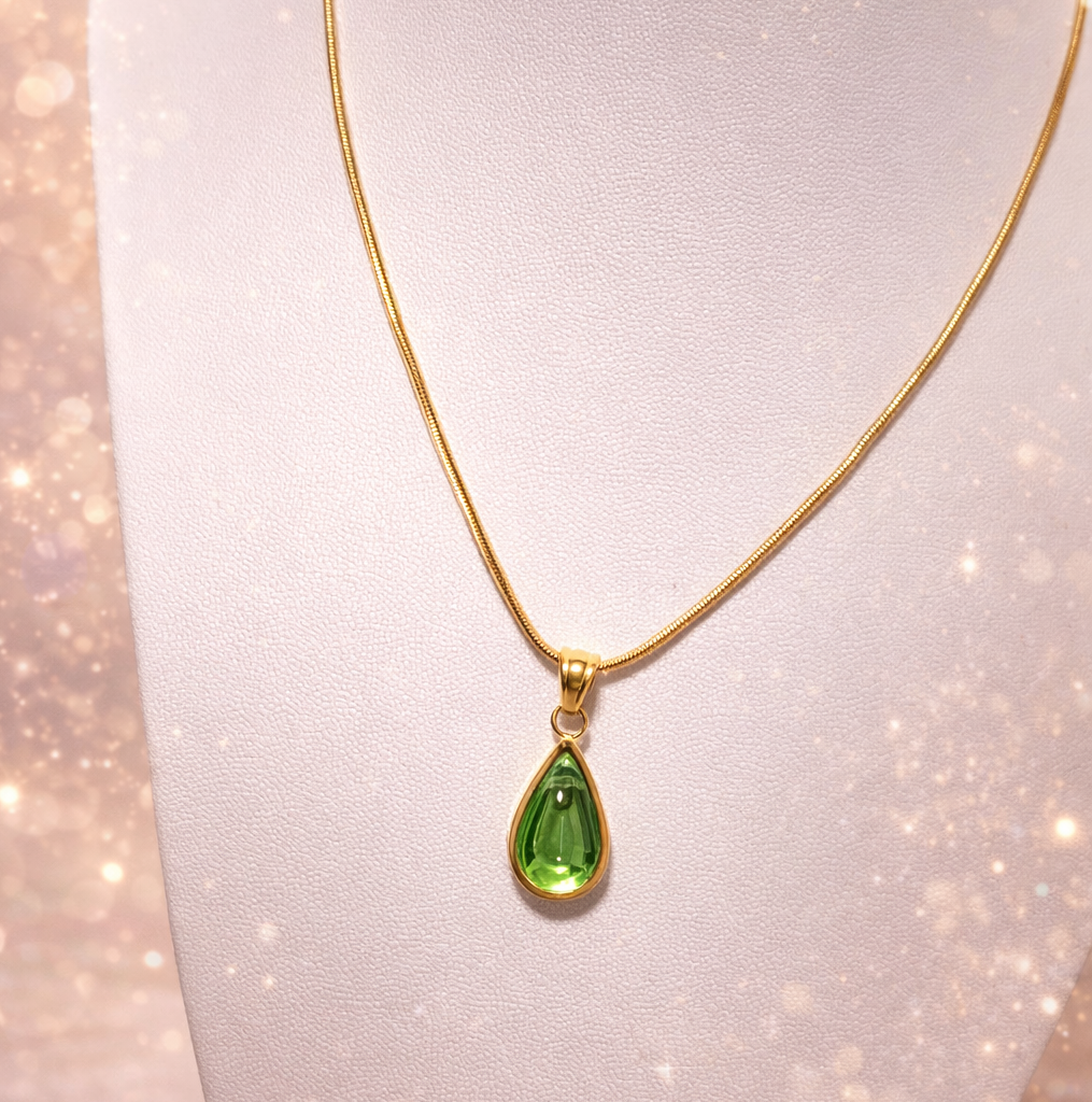 Emerald Drop Necklace