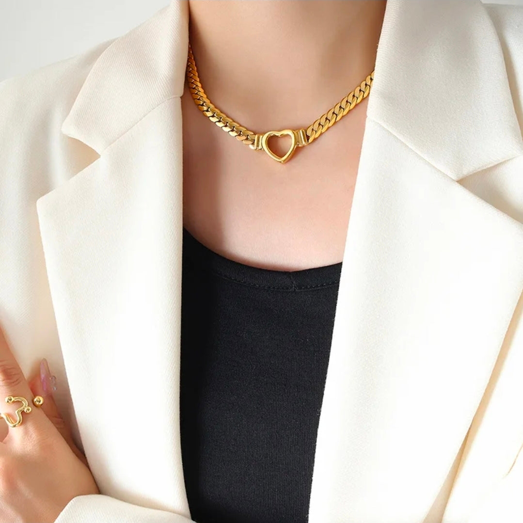 Heart Chain Necklace