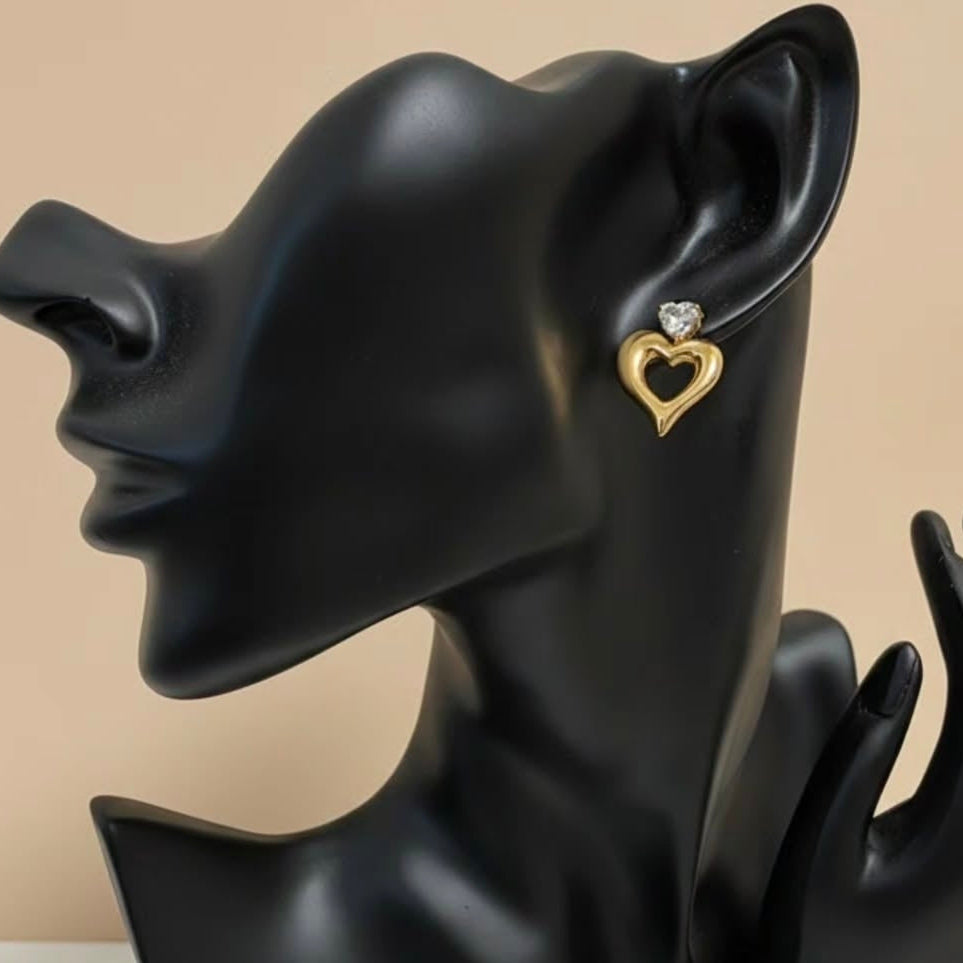 Amoria Heart Earrings