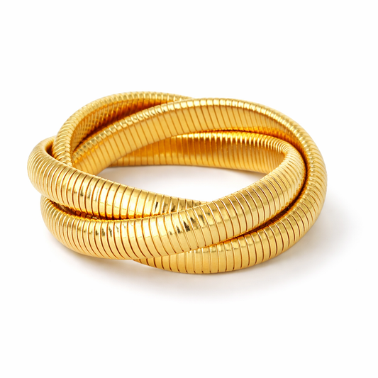 Aurélia Triple Gold Bangle