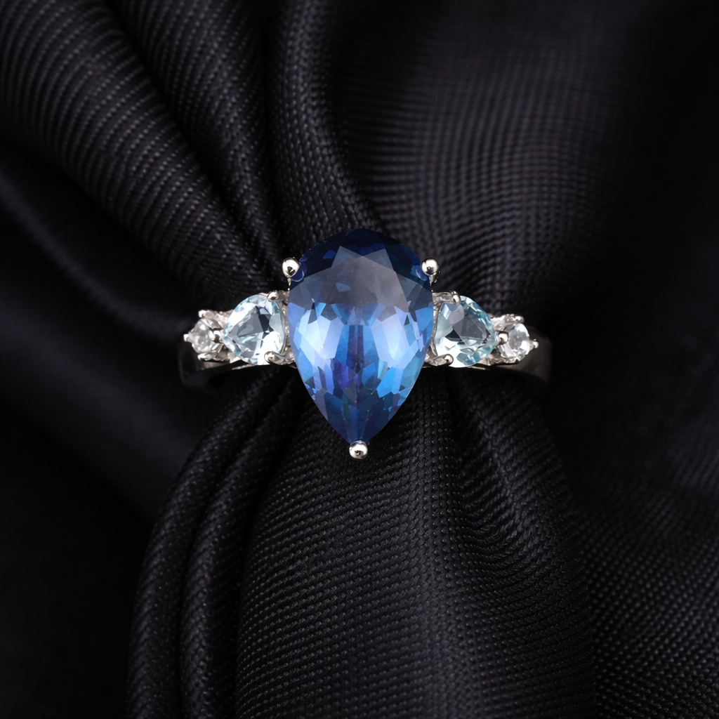 Azure Whisper Ring