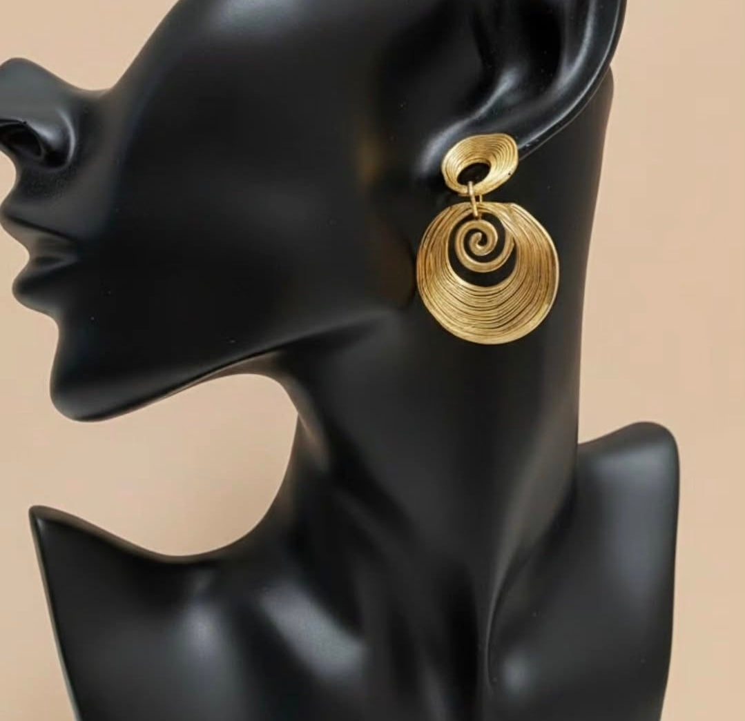 Solara Spiral Earrings