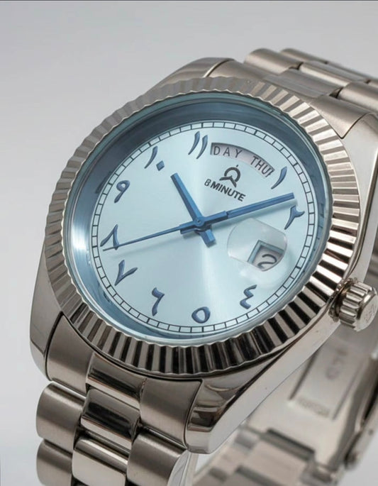 BYMINUTE Azure Day-Date Watch
