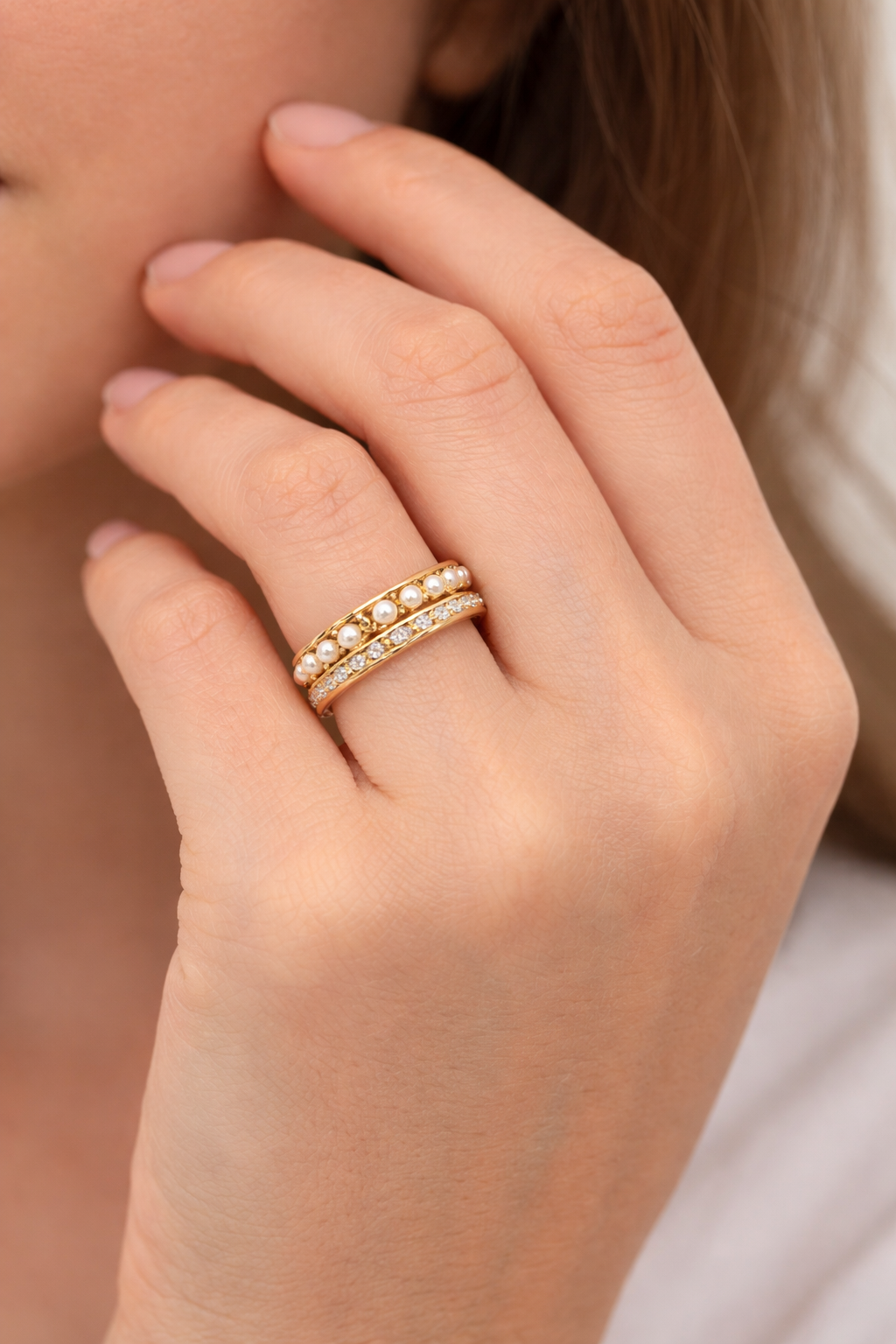 Pearl Lumière Ring