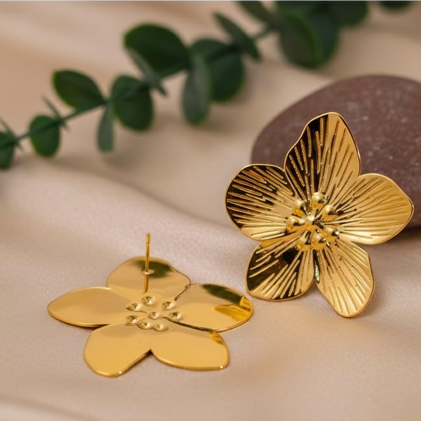 Golden Bloom Studs