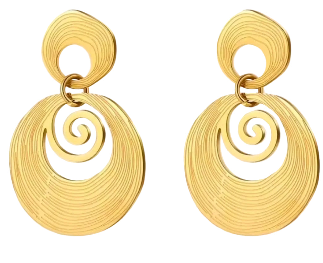 Solara Spiral Earrings