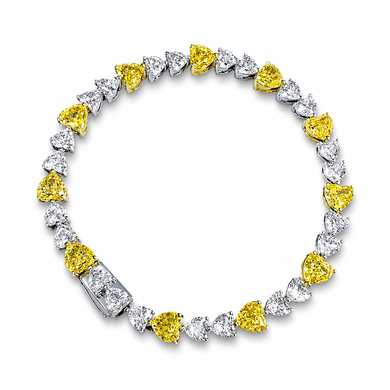 Aurora Ice Heart Bracelet