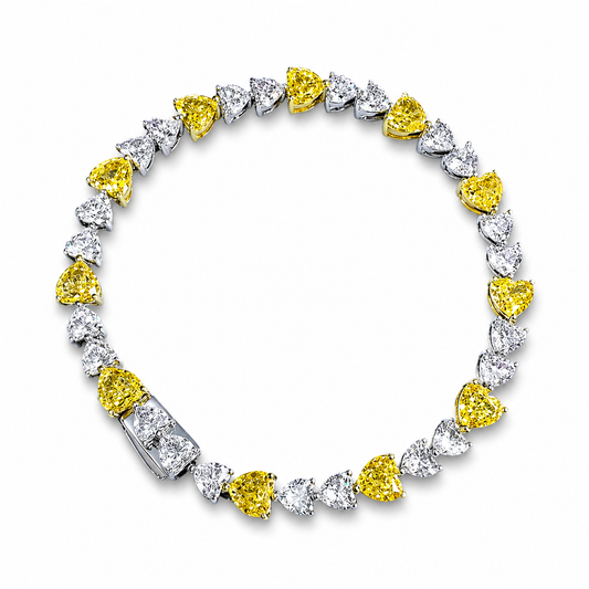 Aurora Ice Heart Bracelet